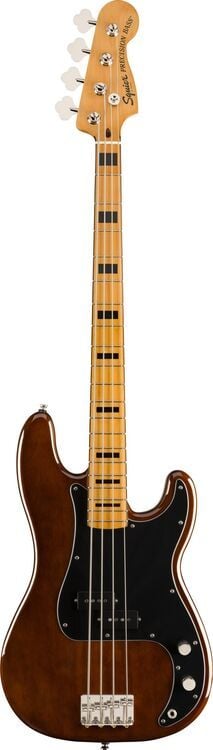 Squier Classic Vibe '70s Precision Bass Akçaağaç Klavye Walnut Bas Gitar