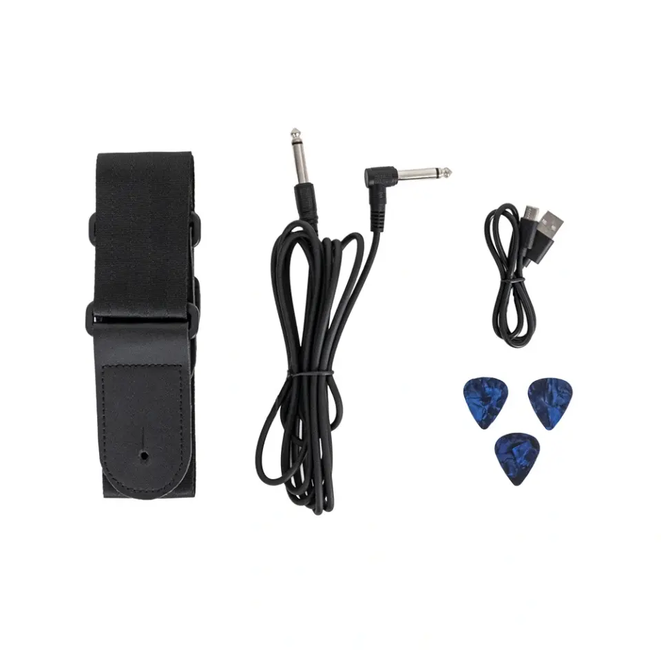 Trion TGP-112-LHBK Siyah Solak Elektro Gitar Seti