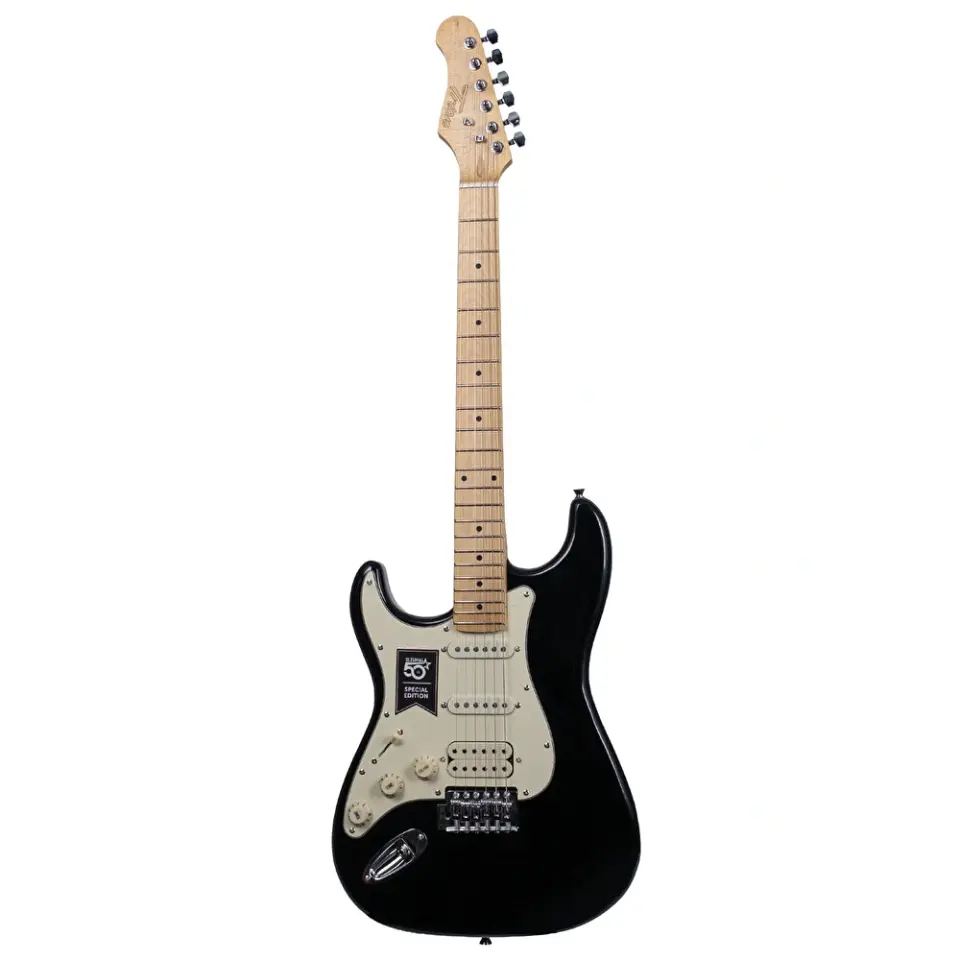 Trion TGP-112-LHBK Siyah Solak Elektro Gitar Seti