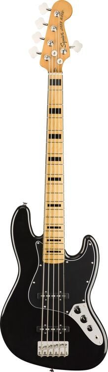 Squier Classic Vibe 70s Jazz Bass V Akcaagac Klavye Black Bas Gitar