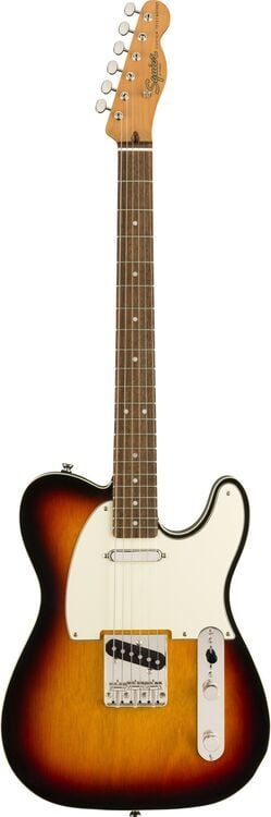 Squier Classic Vibe '60s Custom Telecaster Laurel Fingerboard 3-Color Sunburst Elektro Gitar