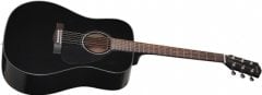 Fender CD-60 Dreadnaught Ceviz Klavye Black Akustik Gitar