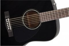 Fender CD-60 Dreadnaught Ceviz Klavye Black Akustik Gitar