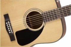 Fender CD-60 Dreadnaught Ceviz Klavye Natural Akustik Gitar