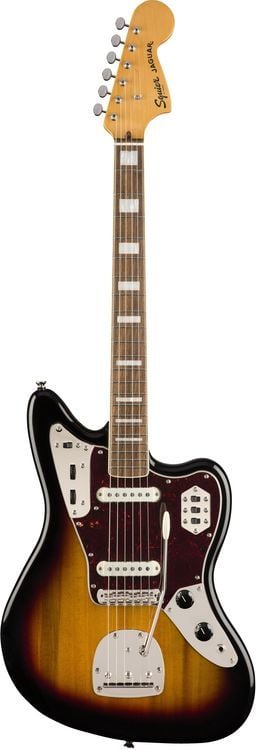 Squier Classic Vibe 70s Jaguar Laurel Klavye 3-Color Sunburst Elektro Gitar