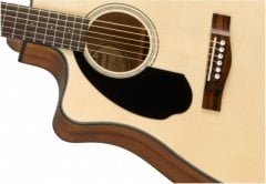 Fender CD-60SCE Left-Hand Ceviz Klavye NAT Solak Elektro Akustik Gitar