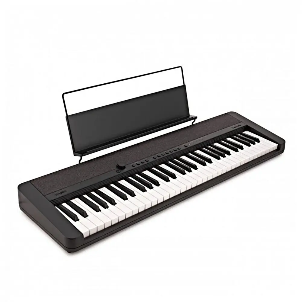 CASIOTONE CT-S1BKC 61 Tuş Piyano Stili Hassasiyetli Standart Siyah Org