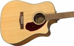 Fender CD-140SCE Dreadnought Ceviz Klavye Hard Case Dahil Natural Elektro Akustik Gitar