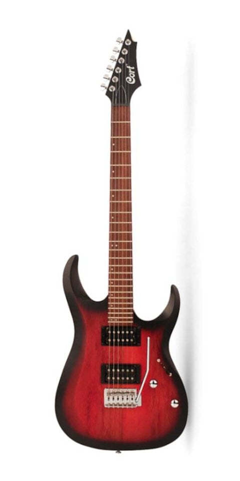 CORT X100 OPBB OPEN PORE BLACK CHERRY BURST (H-H) ELEKTRO GİTAR