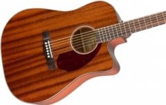 Fender CD-140SCE Dreadnought Ceviz Klavye All-Mahogany Case Dahil Elektro Akustik Gitar