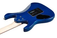IBANEZ GRX70QA-TBB Transparent Blue Burst Elektro Gitar Set