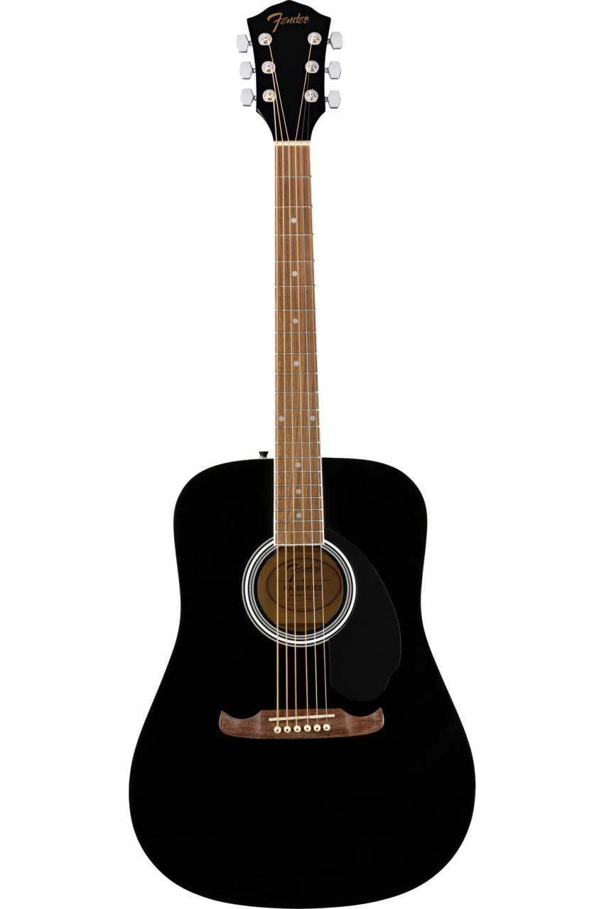 Fender FA-125 Dreadnought Black Akustik Gitar