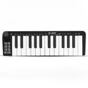M-VAVE SMK-25 MINI 25 Tuşlu Kablosuz Şarjlı MIDI Klavye (Siyah)