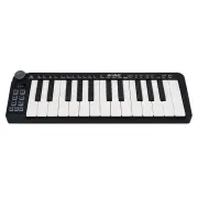 M-VAVE SMK-25 MINI 25 Tuşlu Kablosuz Şarjlı MIDI Klavye (Siyah)