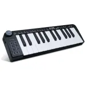 M-VAVE SMK-25 MINI 25 Tuşlu Kablosuz Şarjlı MIDI Klavye (Siyah)