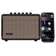 KOZMOS Blaze-15BK Mikrofon Girişli Elektro Gitar Amfisi ve Bluetooth Hoparlör