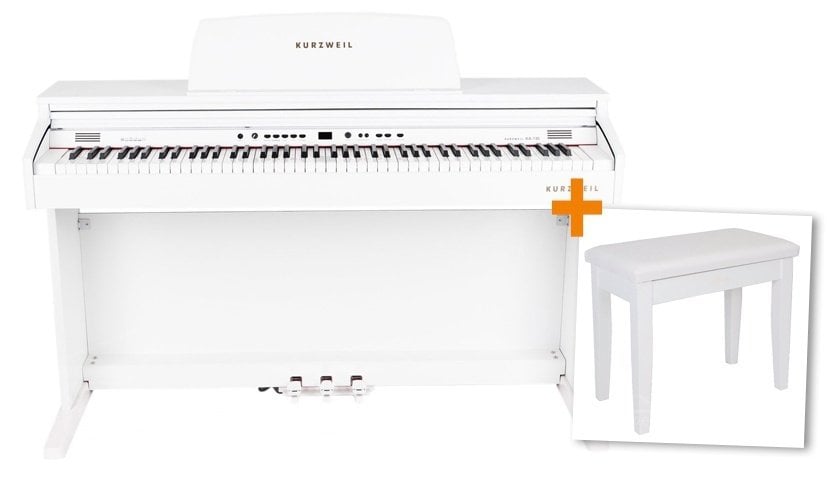 Kurzweil KA130-WH Mat Beyaz Dijital Piyano