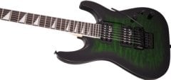 Jackson JS Series Dinky Arch Top JS32Q DKA Amaranth Klavye Transparent Green Burst Elektro Gitar