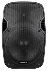 Kozmos KPA-2915AUS-CB 15-İnç 2 Yollu Hoparlör - Bluetooth / USB / LCD Ekranlı / SD Kart / 2 x Telsiz Mikrofon