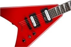 Jackson JS32T King V Sabit Köprü Amaranth Klavye Ferrari Red Elektro Gitar