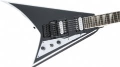 Jackson JS32 Rhoads Floyd Rose Amaranth Klavye Black with White Bevels Elektro Gitar