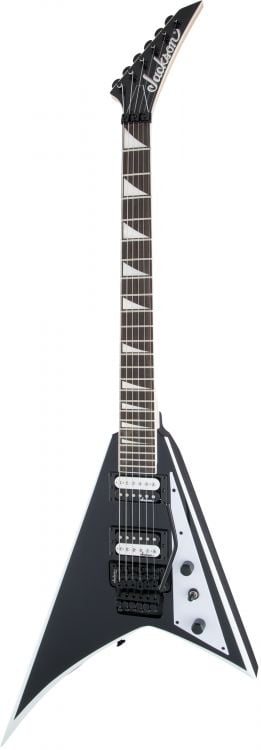 Jackson JS32 Rhoads Floyd Rose Amaranth Klavye Black with White Bevels Elektro Gitar