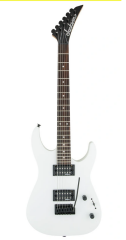 JACKSON JS11 DİNKY 2-POİNT GLOSS WHİTE ELEKTRO GİTAR