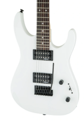 JACKSON JS11 DİNKY 2-POİNT GLOSS WHİTE ELEKTRO GİTAR