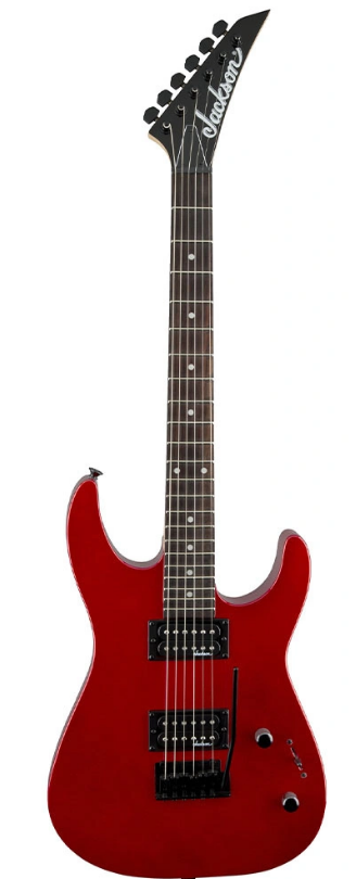 Jackson JS11 Dinky 2-Point Tremolo Amaranth Klavye Metallic Red Elektro Gitar