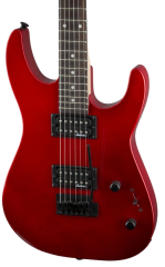 Jackson JS11 Dinky 2-Point Tremolo Amaranth Klavye Metallic Red Elektro Gitar