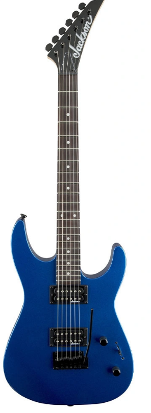 Jackson JS11 Dinky 2-Point Tremolo Amaranth Klavye Metallic Blue Elektro Gitar