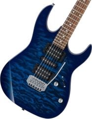 IBANEZ GRX70QA-TBB Transparent Blue Burst Elektro Gitar