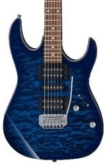 IBANEZ GRX70QA-TBB Transparent Blue Burst Elektro Gitar