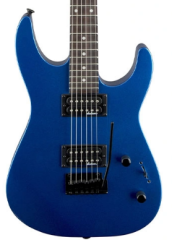 Jackson JS11 Dinky 2-Point Tremolo Amaranth Klavye Metallic Blue Elektro Gitar Set
