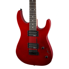 Jackson JS11 Dinky 2-Point Tremolo Amaranth Klavye Metallic Red Elektro Gitar Set