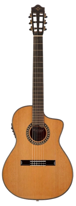 Martinez MP-1 PRE CET Cutaway İnce Kasa Elektro Klasik Gitar