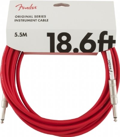 Fender Original Instrument Cable Fiesta Red 5.5 Metre Kablo