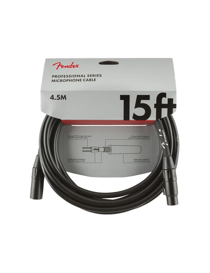Fender Profesyonel 4.5 Metre Mikrofon Kablosu