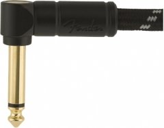 Fender Deluxe Düz/L Uç 3 Metre Siyah Tweed Enstrüman Kablo