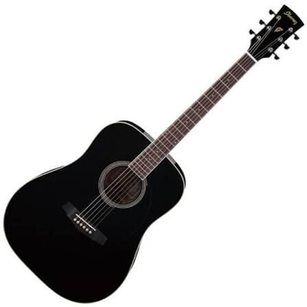 IBANEZ PF15-BK Siyah Akustik Gitar