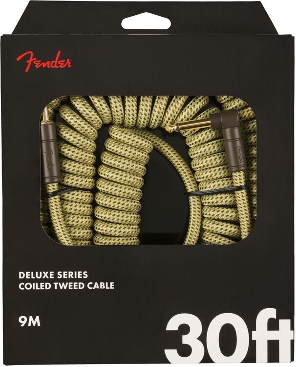Fender Deluxe 9 Metre Tweed Coil Enstrüman Kablosu
