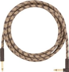 Fender 10' Angled Festival Pure Hemp Brown Stripe Enstrüman Kablosu