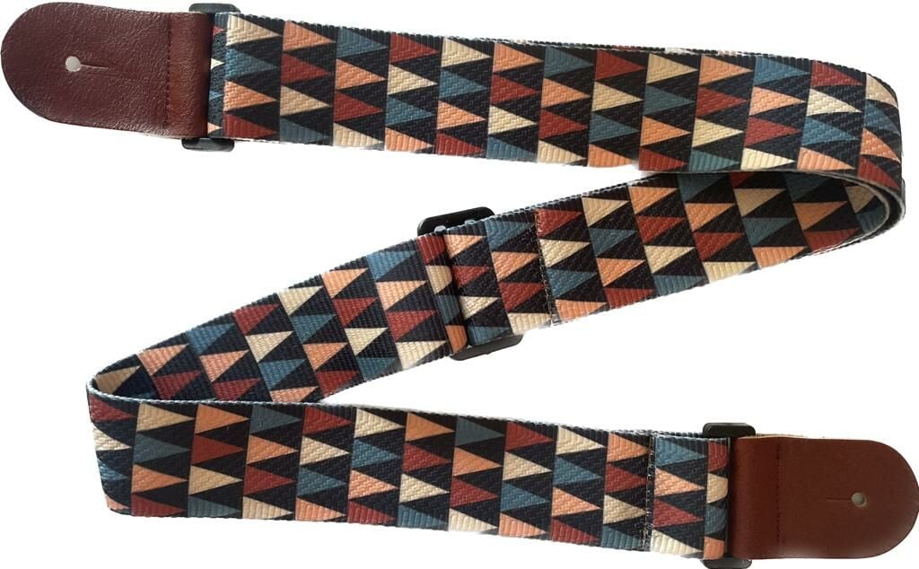 Capella Triangular Mocha Deri Uçlu Gitar Askısı