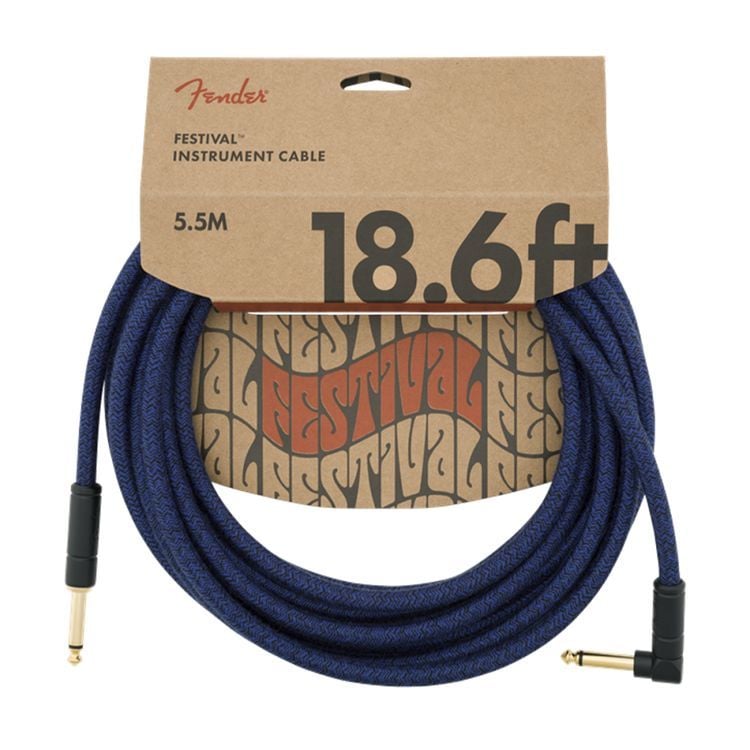Fender 18.6' Angled Festival Pure Hemp Enstrüman Kablosu