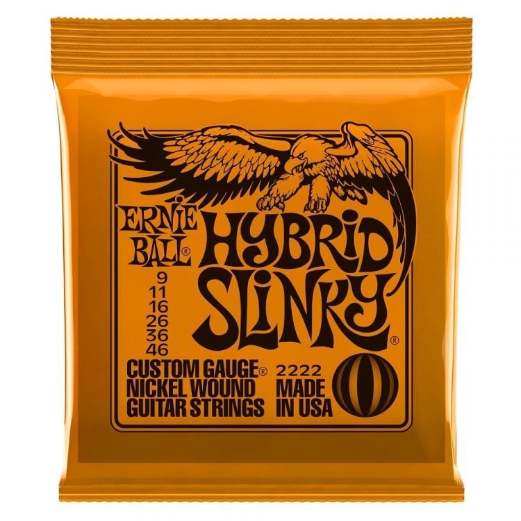 Ernie Ball P02222 Hybird Slinky Nickel 09-46 Elektro Gitar Teli