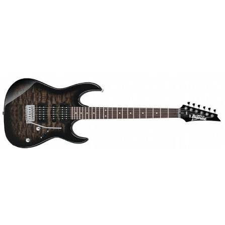 Ibanez GRX70QA-TKS Transparent Black Sunburst Elektro Gitar
