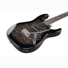 Ibanez GRX70QA-TKS Transparent Black Sunburst Elektro Gitar