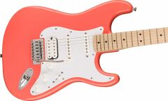 Squier Sonic Stratocaster HSS Akçaağaç Tahitian Coral Elektro Gitar