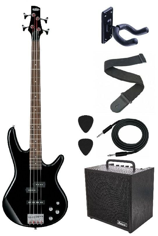 IBANEZ GSR200 BK GSR Serisi Siyah 4 Telli Elektro Bas Gitar Set
