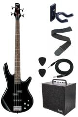 IBANEZ GSR200 BK GSR Serisi Siyah 4 Telli Elektro Bas Gitar Set